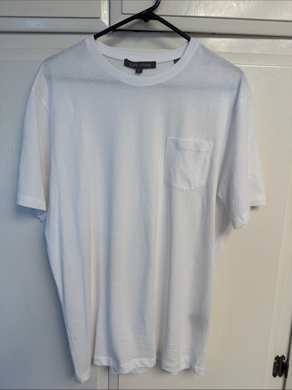 Slate & Stone White Short-Sleeve Pocket Tee  NWOT